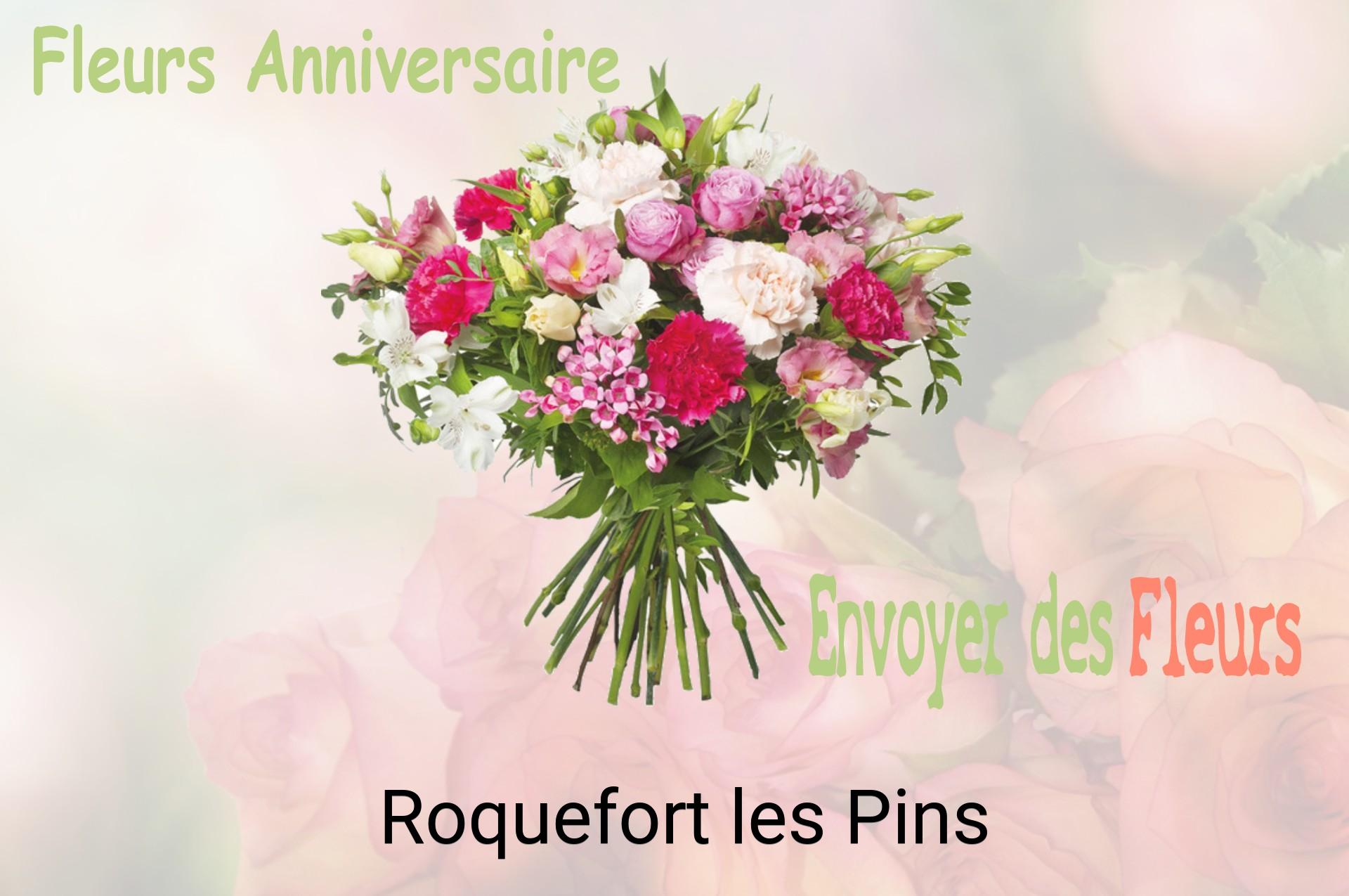 Bouquet de fleurs d’anniversaire livré à Roquefort-les-Pins
